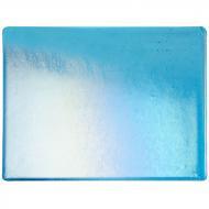 Turquoise Blue Transparent Irid (1116-51) 2mm Sample - The Glass Underground 