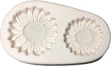 Two Small Sunflowers Casting Mold - The Glass Underground 