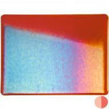 Carnelian Transparent Irid (1321-31) 3mm Sample - The Glass Underground 