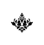 Small Brocade Stencil - The Glass Underground 