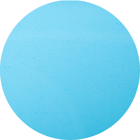 Transparent Glass Circles - Turquoise Blue Tint Transparent (1816) - The Glass Underground 