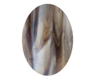Brown and Gray Streaky Small Ovals - The Glass Underground 