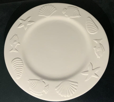 Nautical Dessert Plate - The Glass Underground 