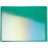 Emerald Green Transparent Irid (1417-31) 3mm Sample - The Glass Underground 