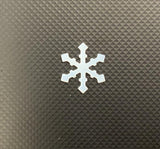 Snowflakes - Water Jet Cut - The Glass Underground 