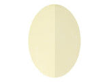 Beige Opaque Small Ovals - The Glass Underground 