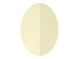 Beige Opaque Small Ovals - The Glass Underground 