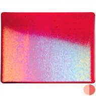Red Transparent Irid (1122-31) 3mm Sample - The Glass Underground 