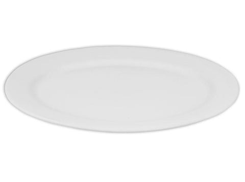 Large Rimmed Oval Platter - The Glass Underground 