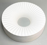 Large Fluted Slump Shelf Ring - The Glass Underground 
