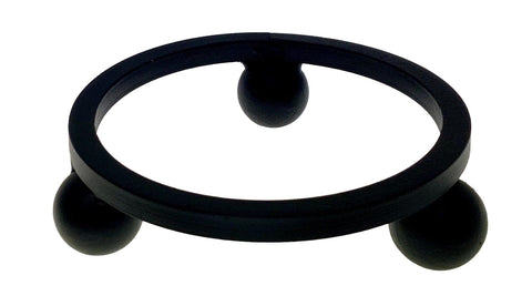 Smooth Round Ball Footed Stand - The Glass Underground 