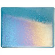Sea Blue Transparent Irid (1444-31) 3mm Sample - The Glass Underground 