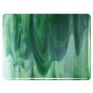 White, Aventurine Green Streaky (2312) 3mm Sample - The Glass Underground 