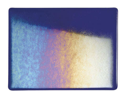 Deep Royal Purple Transparent Irid (1128-31) 3mm Sample - The Glass Underground 