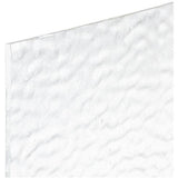 Clear Transparent, Soft Ripple Texture (1101-21) 3mm - The Glass Underground 