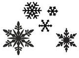 Snowflakes - Water Jet Cut - The Glass Underground 
