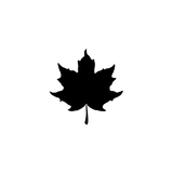 Maple Leaf - Water Jet Cut - The Glass Underground 