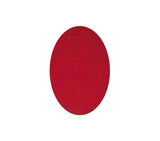 Red Opaque Small Ovals - The Glass Underground 