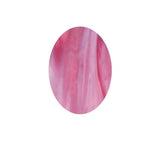 Pink And Purple Streaky Small Ovals - The Glass Underground 