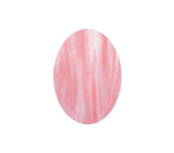 Pink And Purple Streaky Small Ovals - The Glass Underground 