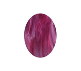 Pink And Purple Streaky Small Ovals - The Glass Underground 