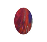 Pink And Purple Streaky Small Ovals - The Glass Underground 
