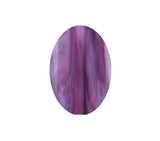 Pink And Purple Streaky Small Ovals - The Glass Underground 