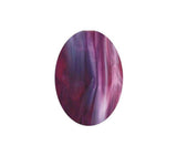 Pink And Purple Streaky Small Ovals - The Glass Underground 