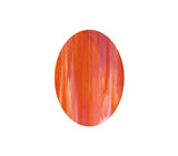 Red, Orange And Yellow Streaky Small Ovals - The Glass Underground 