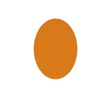 Orange Transparent Small Ovals - The Glass Underground 