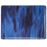 Blue Opal, Plum Streaky (2105) 3mm-1/2 Sheet-The Glass Underground