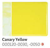 Canary Yellow Opal (120) 3mm-1/2 Sheet-The Glass Underground