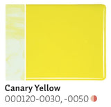 Canary Yellow Opal (120) 2mm-1/2 Sheet-The Glass Underground