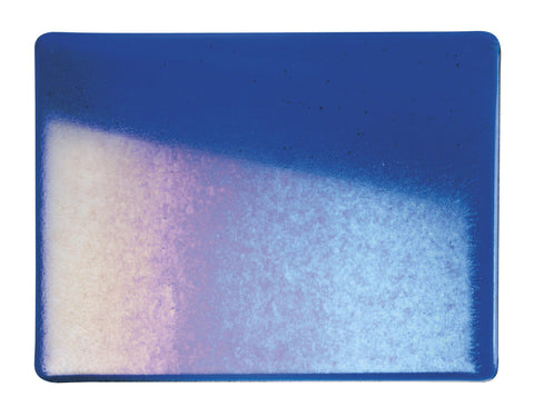 Caribbean Blue Transparent Irid (1164-31) 3mm-1/2 Sheet-The Glass Underground
