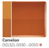 Carnelian Transparent (1321) 3mm-1/2 Sheet-The Glass Underground