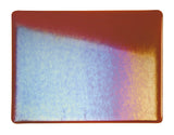Carnelian Transparent Irid (1321-31) 3mm-1/2 Sheet-The Glass Underground