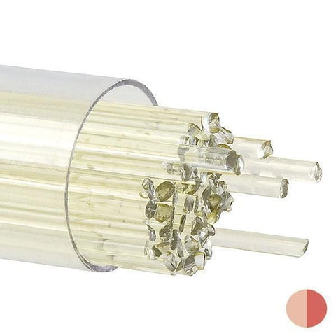Carnelian Transparent Stringers (1321)-2mm-Tube-The Glass Underground