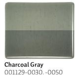 Charcoal Gray Transparent (1129) 3mm-1/2 Sheet-The Glass Underground