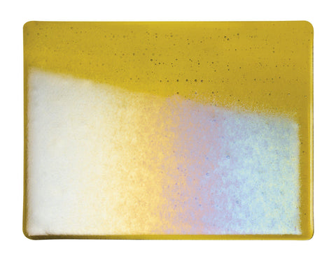 Chartreuse Transparent Irid (1126-31) 3mm-1/2 Sheet-The Glass Underground