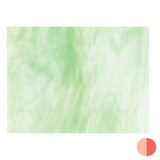 Clear, Spring Green Opal Streaky (2026) 3mm-1/2 Sheet-The Glass Underground