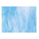 Clear, Turquoise Blue, White Streaky (3116) 3mm-1/2 Sheet-The Glass Underground
