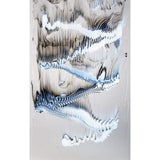 Clear, White, Black Graffiti (3100GR) 3mm - The Glass Underground 