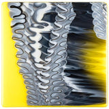 Clear, White, Black Graffiti (3100GR) 3mm - The Glass Underground 