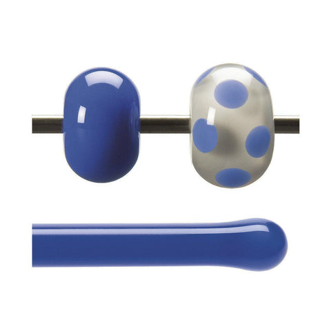 Cobalt Blue Opal Rod (114)-1 lb.-The Glass Underground