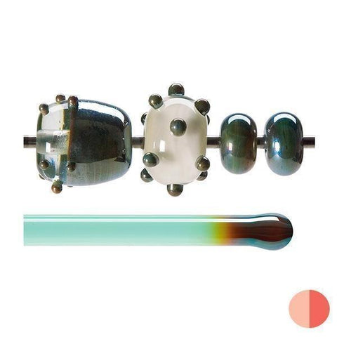 Copper Green Lustre Rod (1717)-1 lb.-The Glass Underground