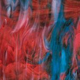 Cranberry Pink, Azure Blue, White Streaky (3346) 3mm-1/2 Sheet-The Glass Underground