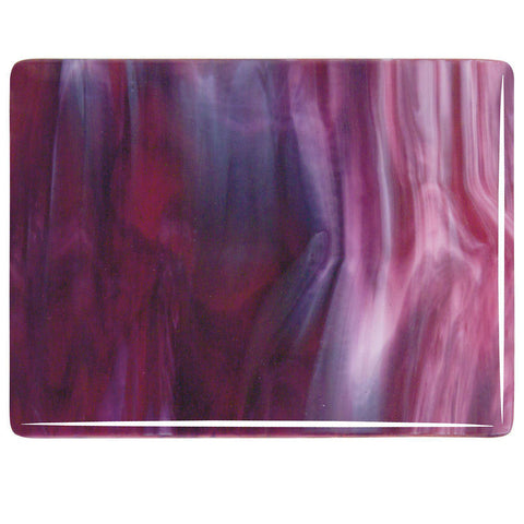 Cranberry Pink, Gold Purple, White Streaky (3334) 3mm-1/2 Sheet-The Glass Underground