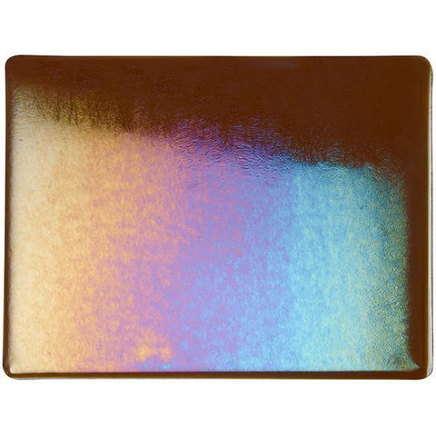Dark Rose Brown Transparent Irid (1109-51) 2mm - The Glass Underground 