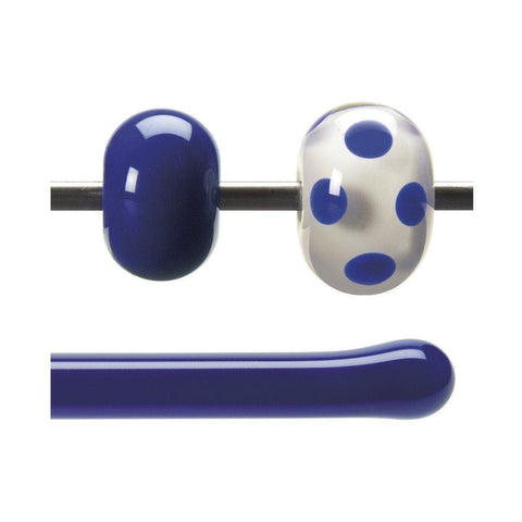 Deep Cobalt Blue Opal Rod (147)-1 lb.-The Glass Underground