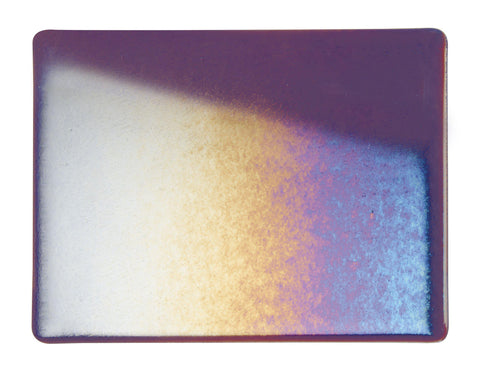 Deep Plum Transparent Irid (1105-31) 3mm-1/2 Sheet-The Glass Underground